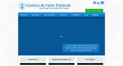 Desktop Screenshot of gangaaction.org